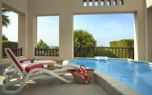 middle-east-holidays-ras-al-khaimah-the-cove-rotana-resort-garden view-two-bedroom-villa-terrace